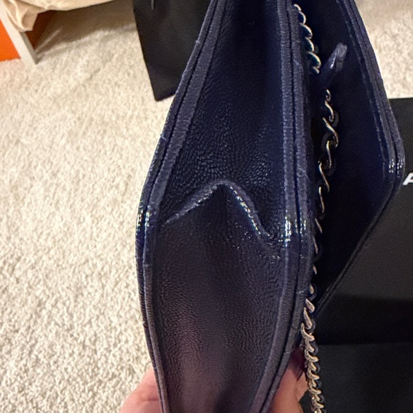 CHANEL Classic Navy Caviar WOC - Picture 10 of 15